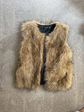 Brown Fur Vest